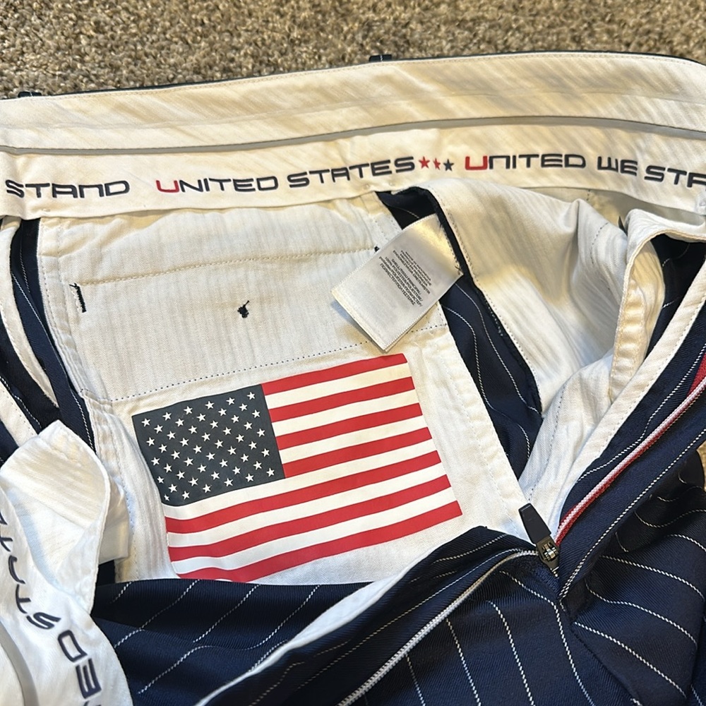 Men’s Polo Ralph Lauren RLX 2018 Ryder Cup Golf Pants USA 30x30 - Picture 5 of 7